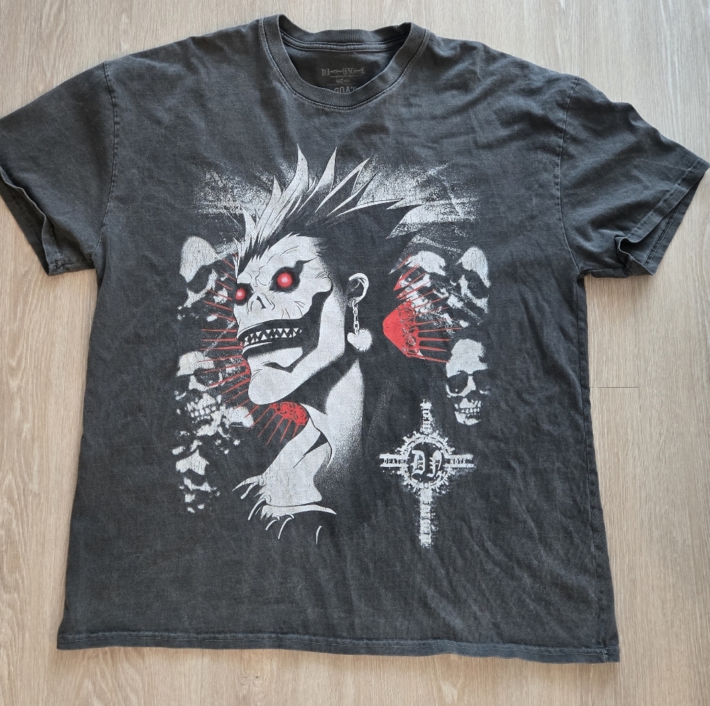 Large Death Note‎ Official GOAT Crew AOP Vintage Shirt